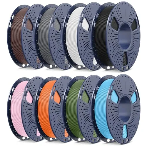 SUNLU High Speed Matte PLA 3D Printer Filament 8-Pack