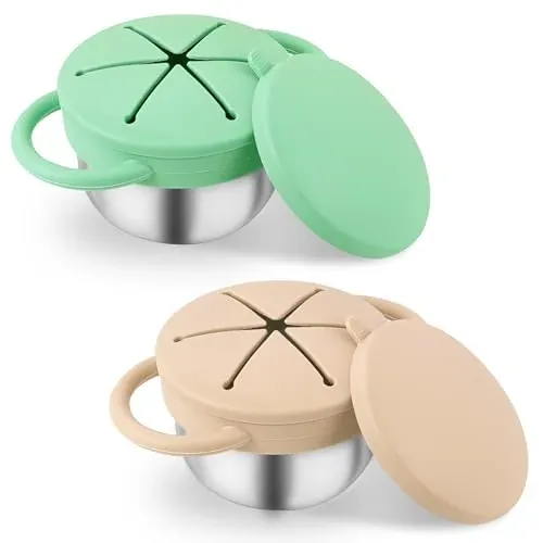 Mintlyfe Stainless Steel Snack Containers with Lids