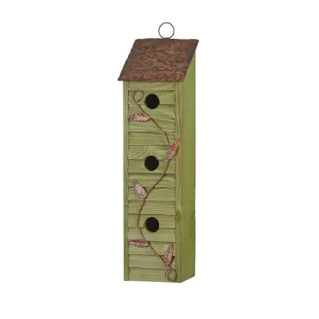 Glitzhome 18" H Hanging Birdhouse