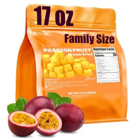 17oz Freeze Dried Passion Fruit Chunks