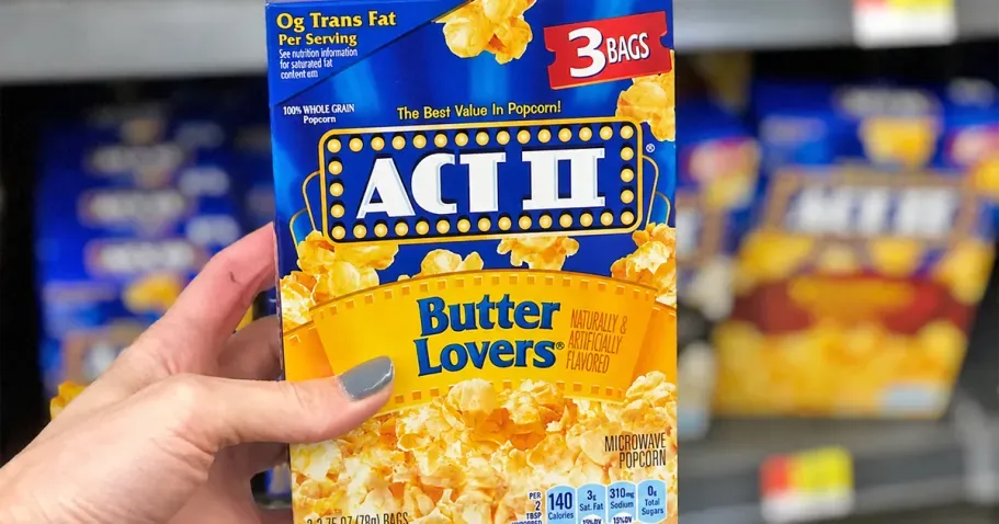 ACT II Butter Lovers Microwave Popcorn 3-Pack