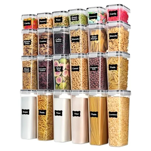 Airtight Food Storage Containers 24-Piece Set
