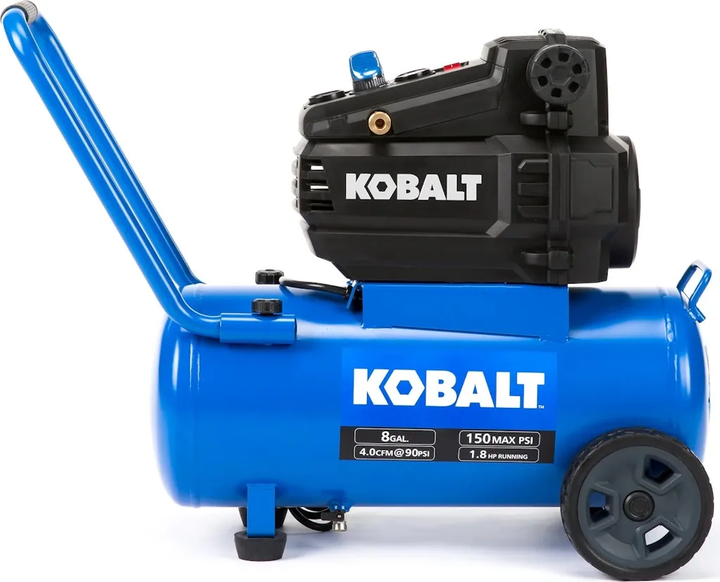 Kobalt 8-Gallon Portable Electric 150 PSI Horizontal Air Compressor