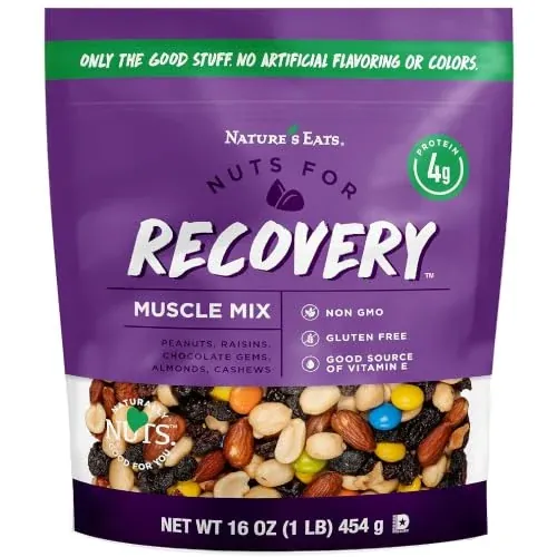 Nature's Eats Nuts for Recovery Muscle Trail Mix 16-Oz