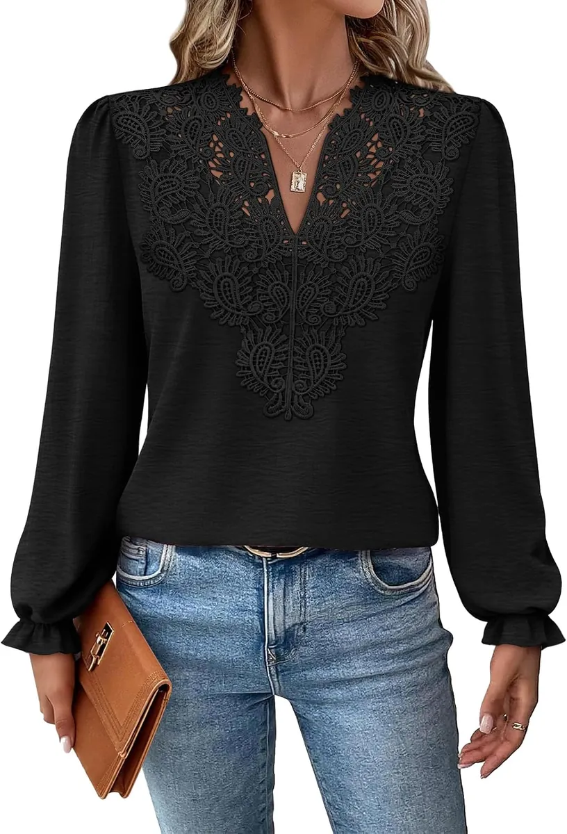 WIHOLL Women’s Lace Top
