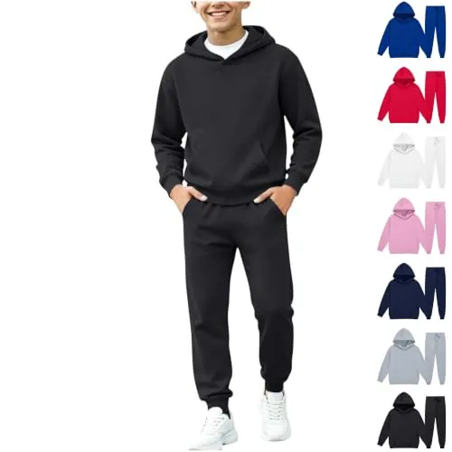 Kids Fleece Sweatsuit Joggers Set