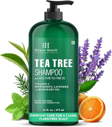 Botanic Hearth Tea Tree Shampoo 16 fl oz