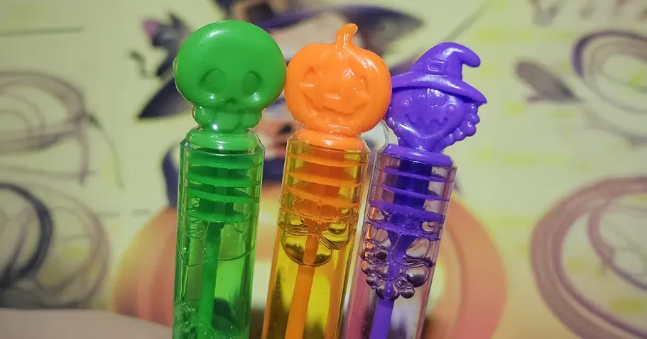 Genuvi Halloween Mini Bubble Wands 30-Pack