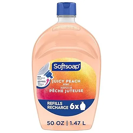 50-Oz Softsoap Antibacterial Liquid Hand Soap Refill (Juicy Peach Scent)