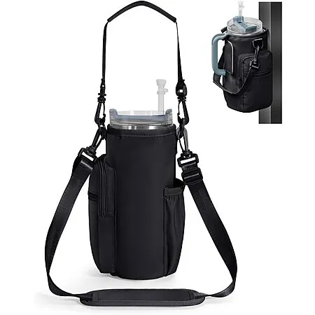 30/40-Oz sportsnew Magnetic Crossbody Water Bottle Holder w/ Insulated Lining