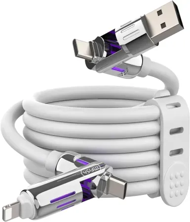 MFish 240W 4-in-1 6.6' Fast Charging Cable