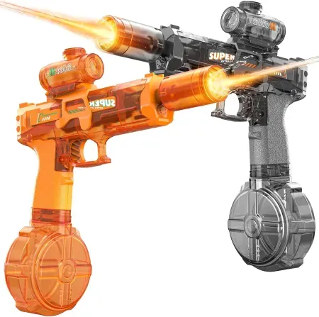 2-Pack Handwell Electric Water Gun w/ LED Light & 400CC Tank