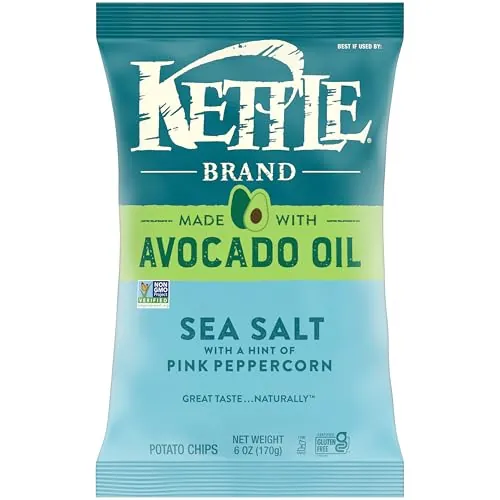 Kettle Brand Sea Salt w/ Peppercorn Chips 6oz