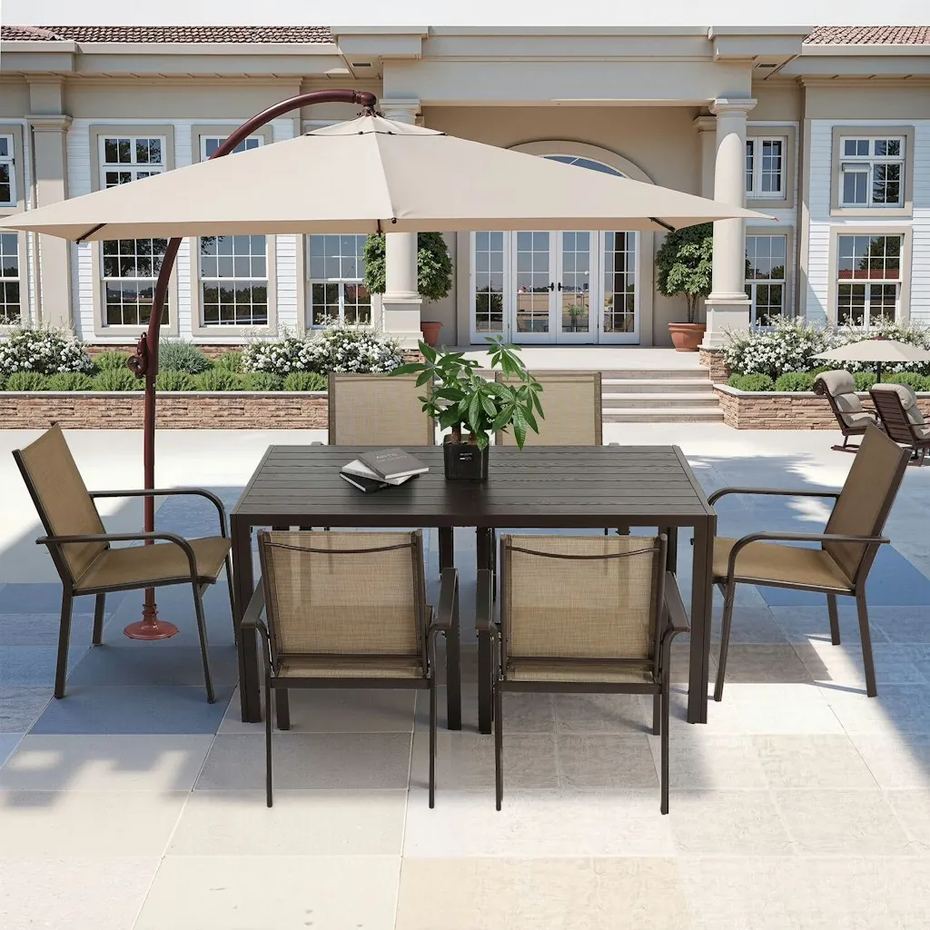 Segmart 7-Piece Outdoor Dining Set