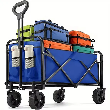 Heavy Duty Folding Wagon Cart (300-lb Load Capacity)