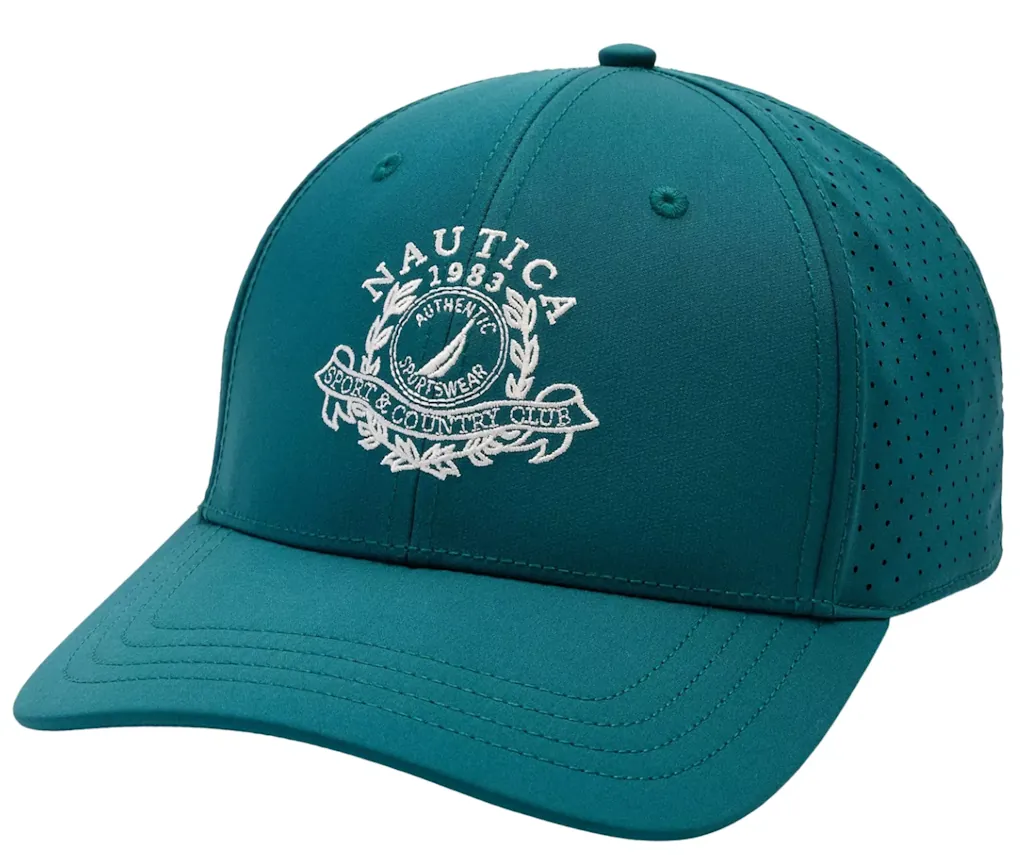Nautica Men's Crest Embroidery Performance Cap