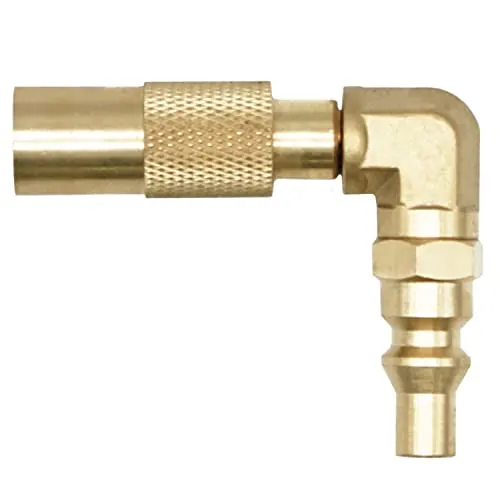Flame King Propane RV Quick Connect Elbow Adapter for Blackstone 17" & 22" Griddles