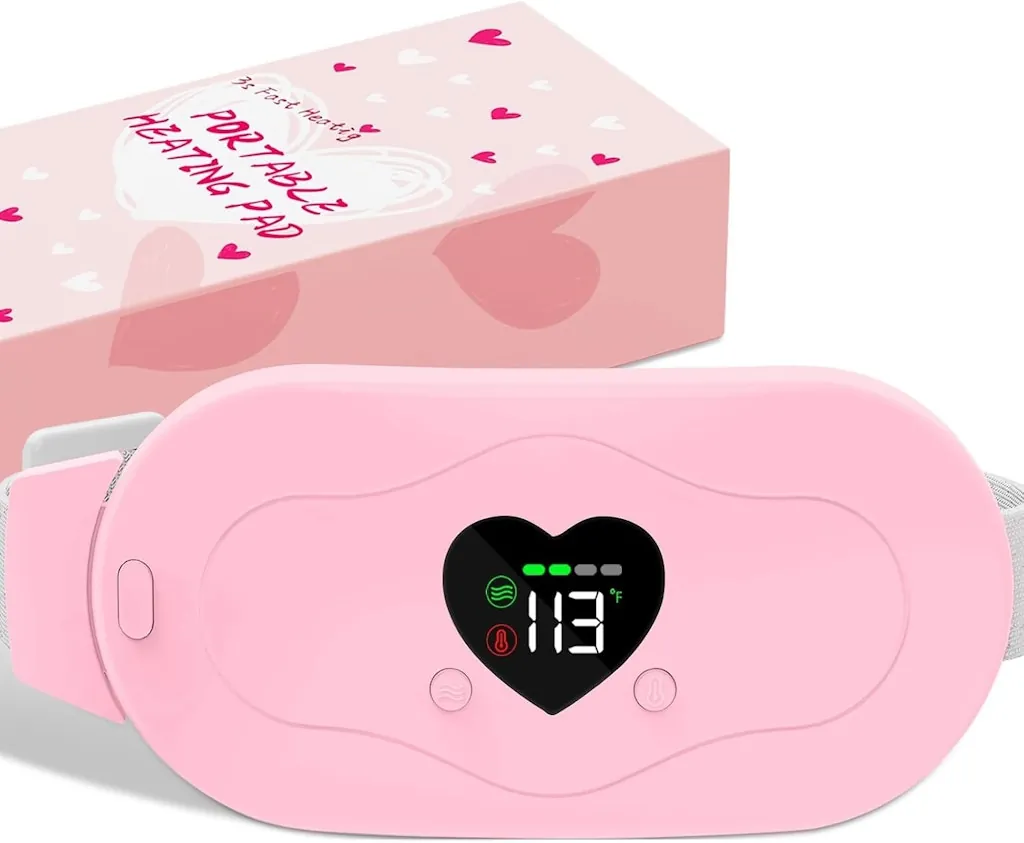 Portable Heart Cordless Electric Heating Pad