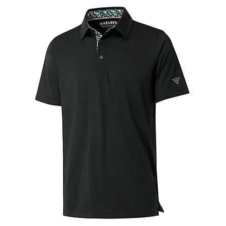 Prime: M MAELREG Men's Casual Solid Short Sleeve Dry-Fit Golf Polo (Various)