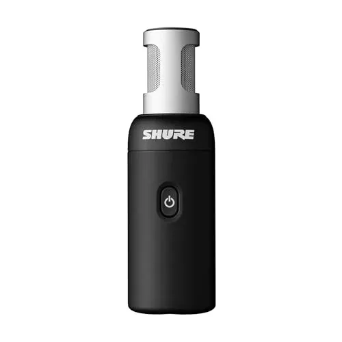 Shure MoveMic 88+ Wireless Stereo Microphone for iPhone & Android with 4 Polar Patterns