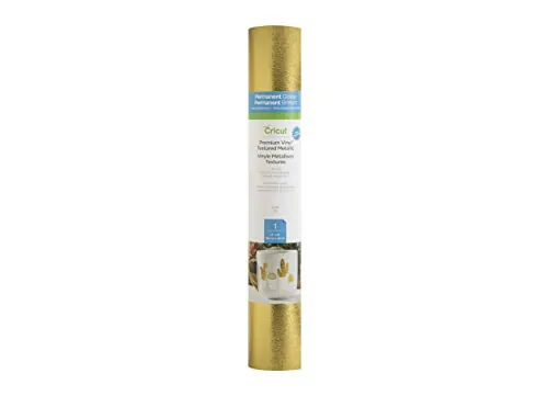 Cricut Permanent Vinyl 4′ – Textured Metallic