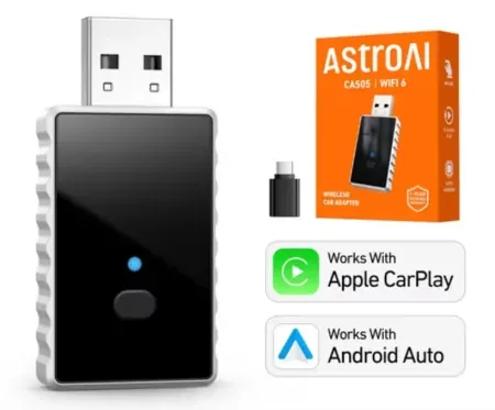 AstroAI Wireless Carplay Adapter