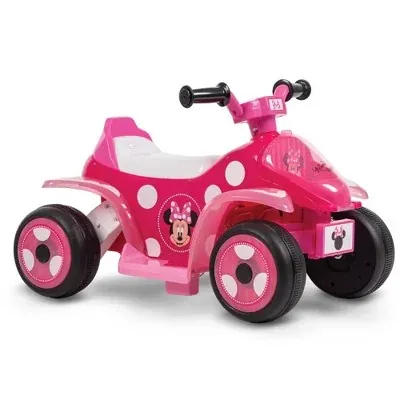 Huffy Minnie Mouse Battery Ride-On Quad 6V
