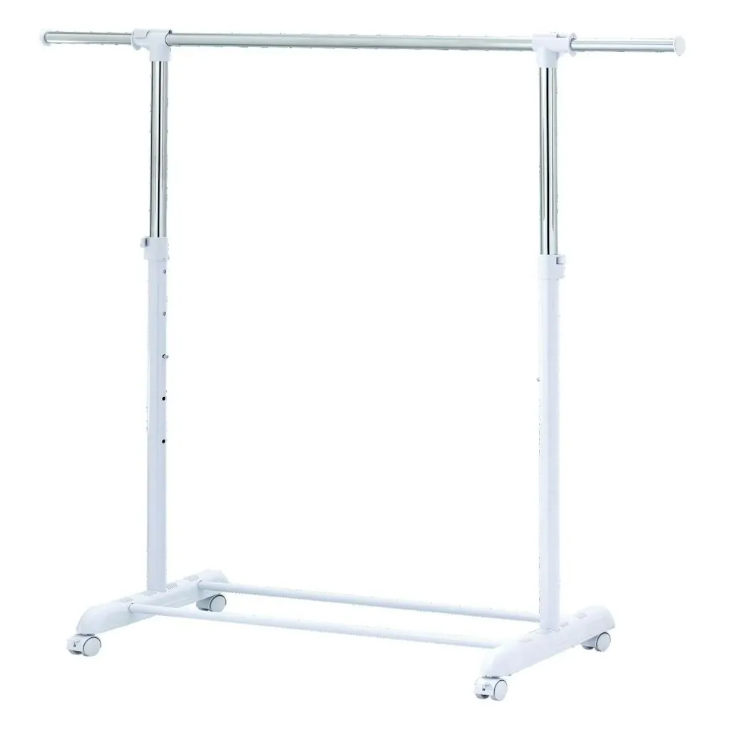 Mainstays Adjustable Metal Rolling Garment Rack