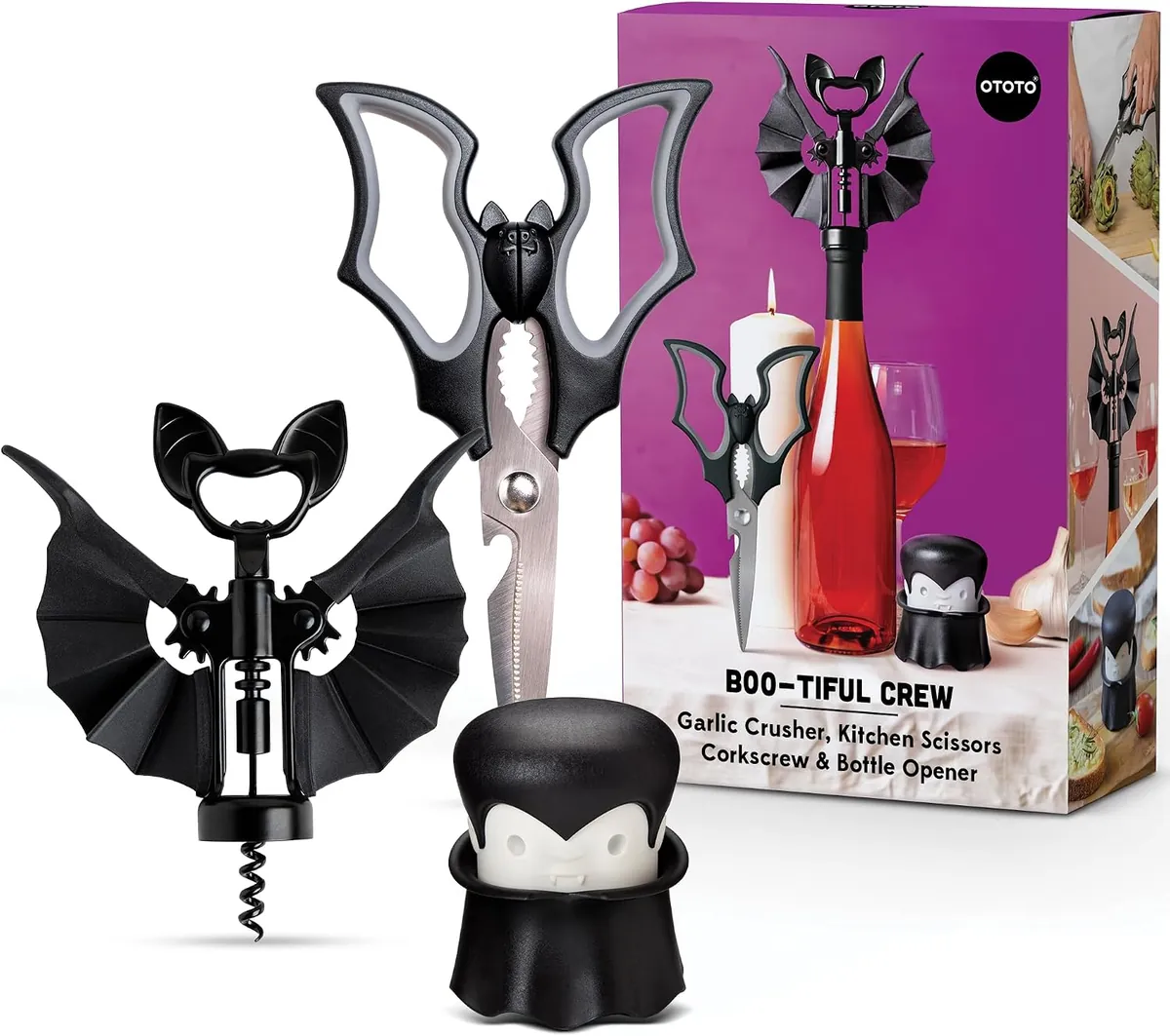 OTOTO Boo-tiful Crew Kitchen Gadget 3-Piece Set