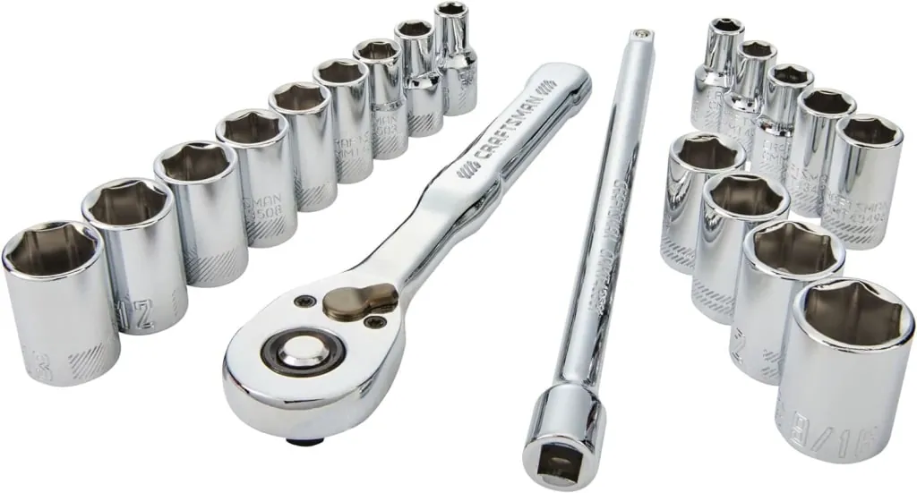 Craftsman 1/4" 20-Piece Mechanics Ratchet Tool Set