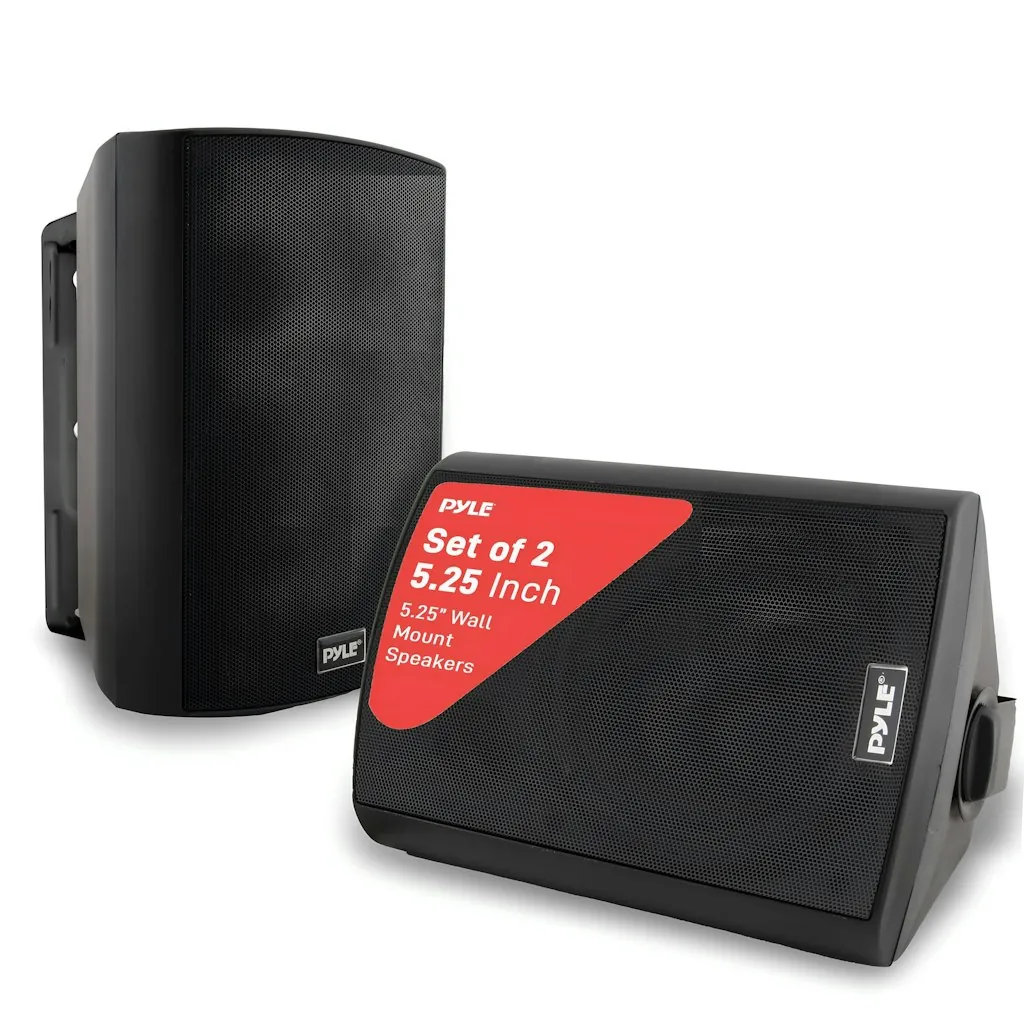 Pyle Waterproof Wall Mount Bluetooth Speaker System