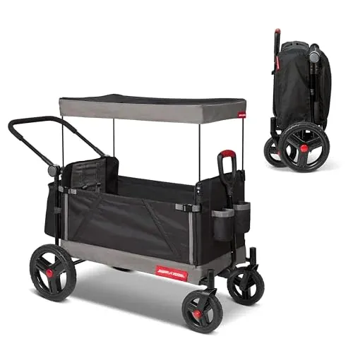 Radio Flyer Traveler Stroller Wagon with Protective Cover