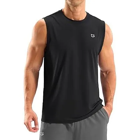 Prime Members: G Gradual Men's Dry Fit Sleeveless Tank Top (Black or White)