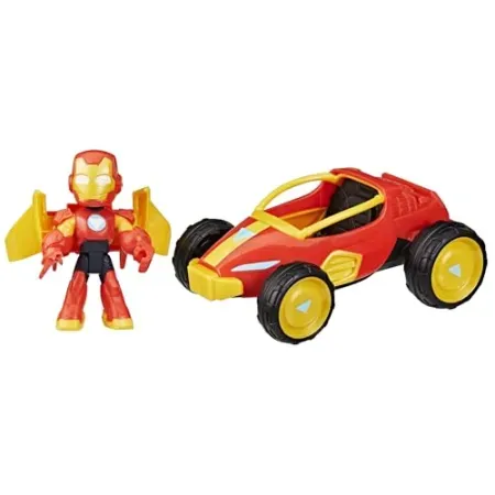 Marvel Iron Man and His Awesome Friends Iron Racer Action Figure & Vehicle