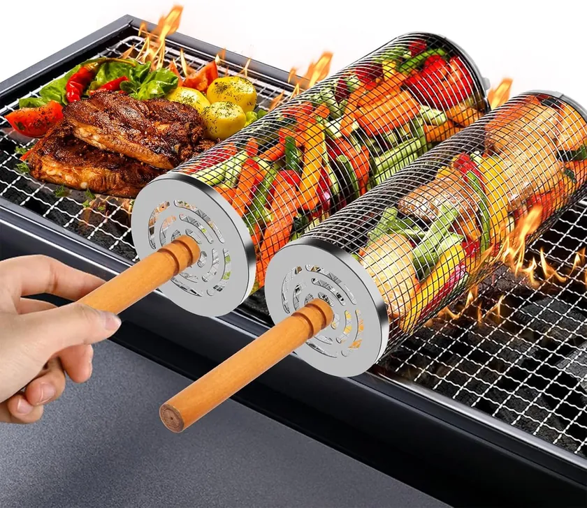 Homper Nesting Grill Baskets 2 Pack