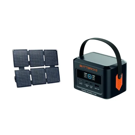 99.2Wh Wattbricks H100 Power Station + 30W Solar Panel