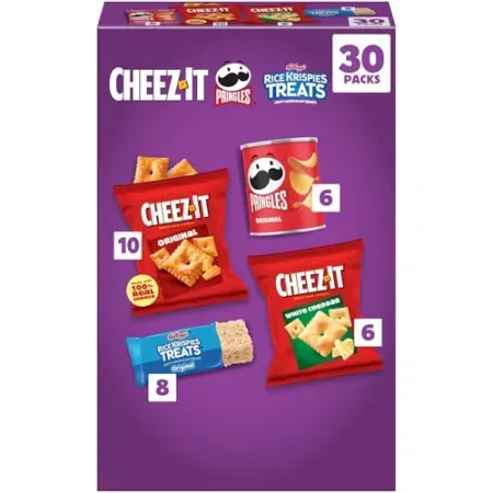 30-Count 1oz Kellogg's Mega Variety Snack Packs