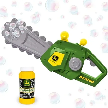 John Deere Motorized Bubble Chainsaw Toy