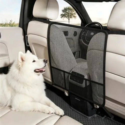ERYTLLY Dog Car Barrier Net, Black