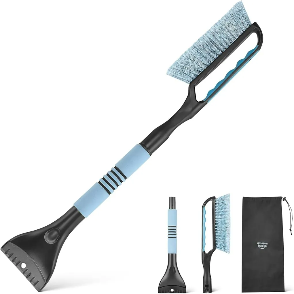 Amazon Basics Snow Brush w/ Ice Scraper