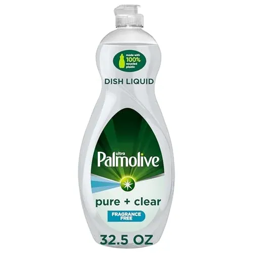Palmolive Ultra Dishwashing Liquid Dish Soap Pure + Clear 32.5-Oz