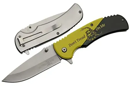 SZCO Supplies Dtom Handled Assisted Open Folding Knife