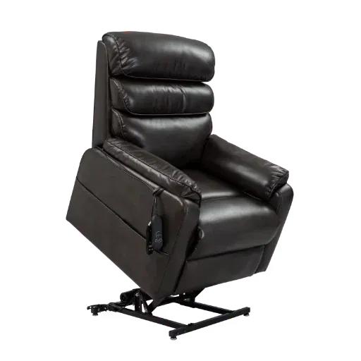 FlexiSpot Oversized Leather Power Lift Recliner with Massage and Heat