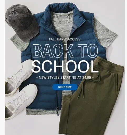 32 Degrees Back to School Sale