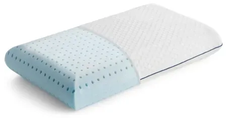 Linenspa Ventilated Gel Memory Foam Bed Pillow w/ Washable Cover