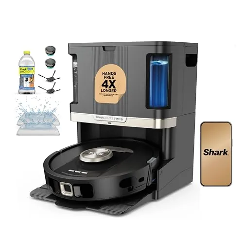 Shark PowerDetect NeverTouch Pro Robot Vacuum & Mop AV2810ZEBK