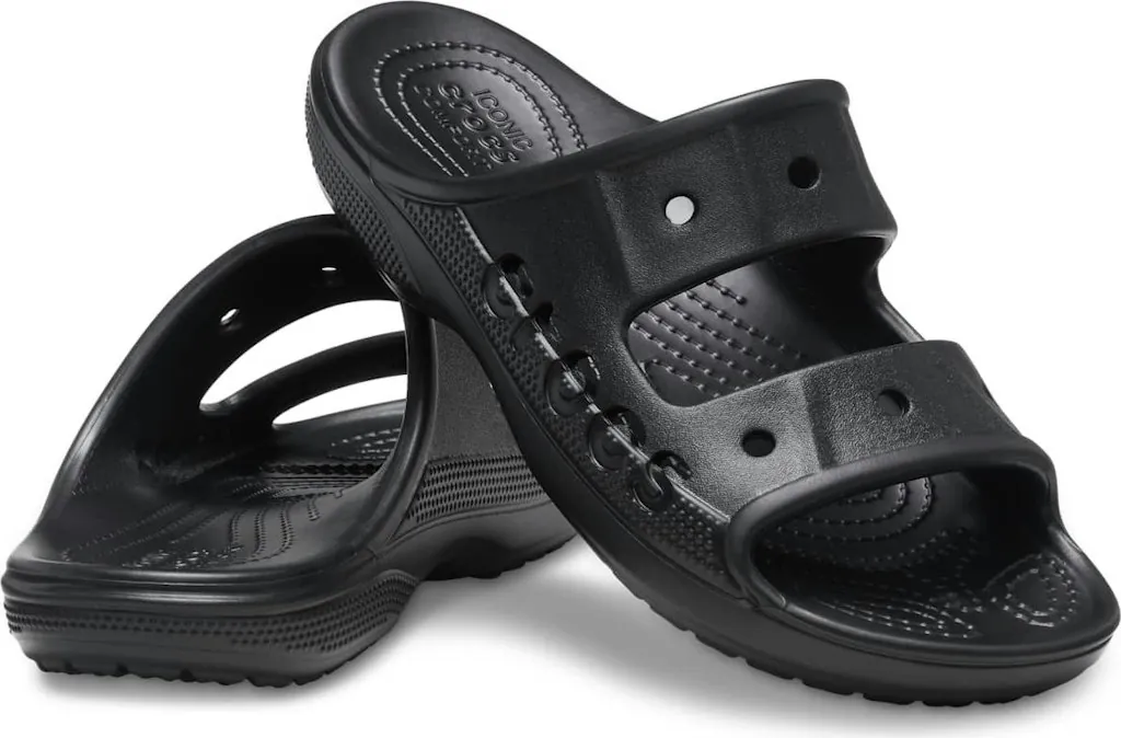 Crocs Baya Two-Strap Slide Sandals