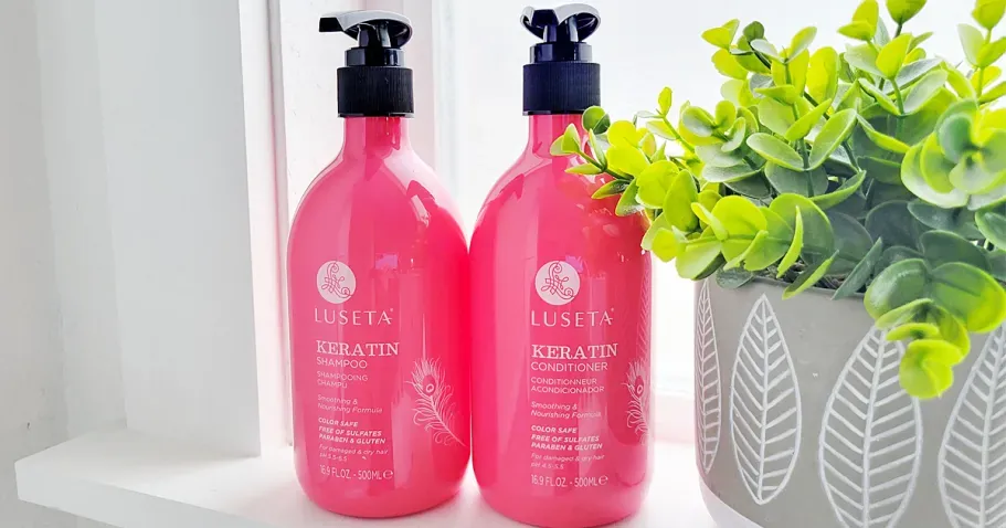 Luseta Keratin Shampoo & Conditioner Set 16.9oz Bottles