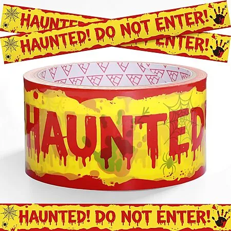 1.9" x 82' Halloween Adhesive Caution Tape (2 Styles)