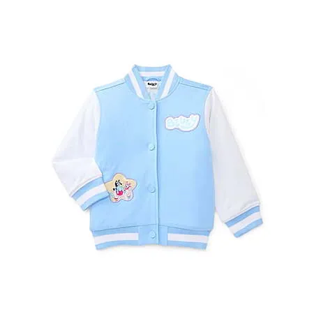 Dreamweave Toddler Varsity Jacket w/ Lining: Bluey, Toy Story, Hello Kitty
